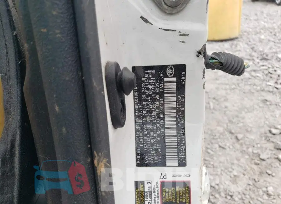 4T1BF1FK1HU340151 Photo# 12