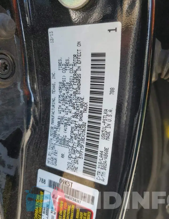 5TFFY5F18EX156382 Photo# 12