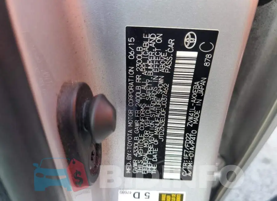 JTDZN3EU0FJ037462 Photo# 12