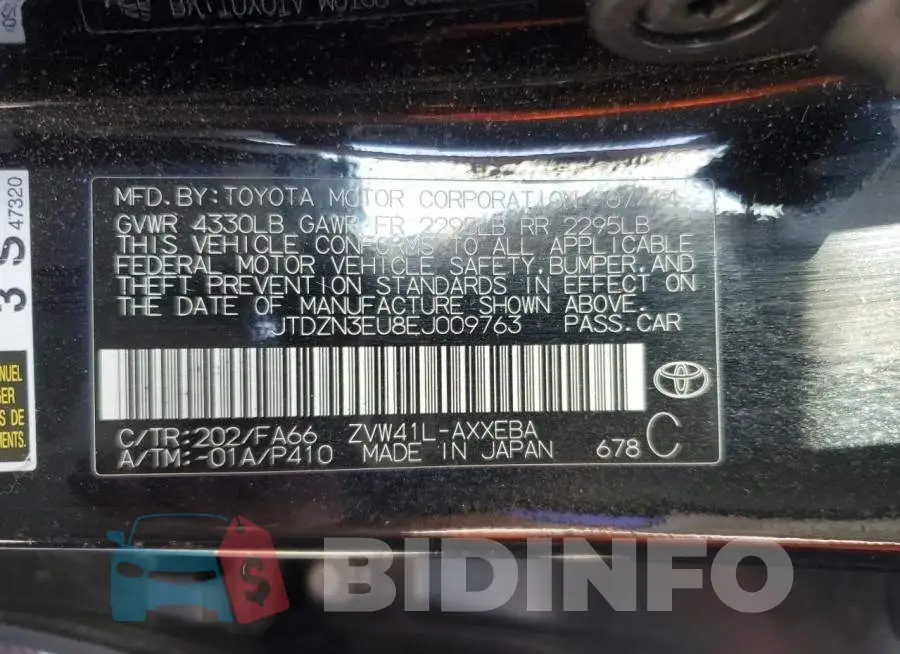 JTDZN3EU8EJ009763 Photo# 12