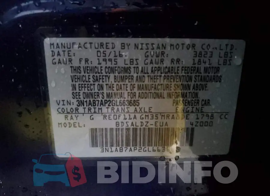3N1AB7AP2GL663685 Photo# 12