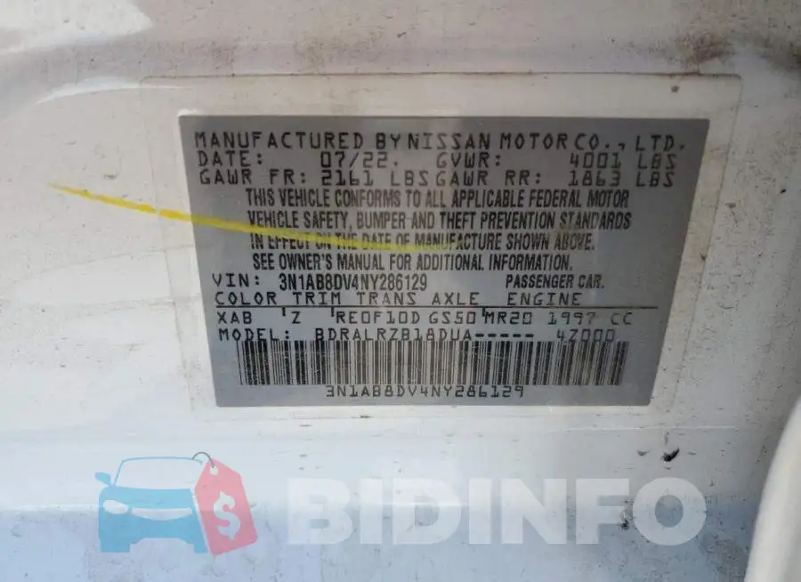 3N1AB8DV4NY286129 Photo# 12