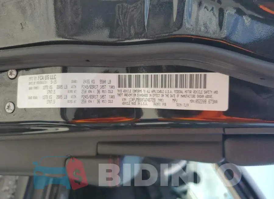 1C4PJMBS0FW746729 Photo# 13