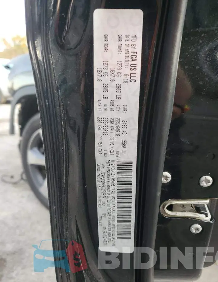 1C4PJMDX0KD272876 Photo# 12