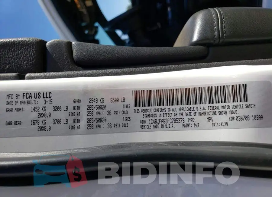 1C4RJFAG3FC785379 Photo# 13