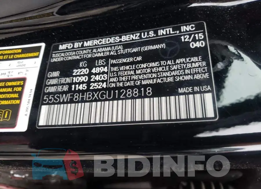 55SWF8HBXGU128818 Photo# 13