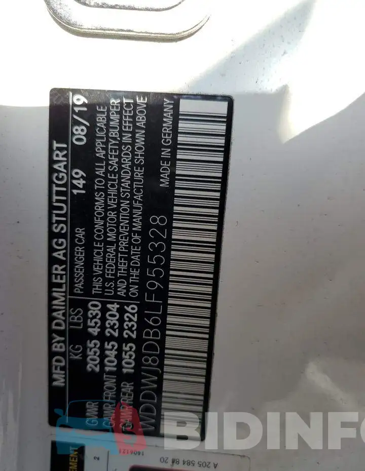 WDDWJ8DB6LF955328 Photo# 13