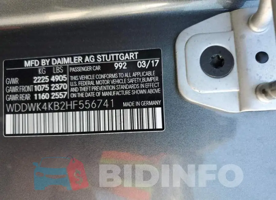 WDDWK4KB2HF556741 Photo# 13