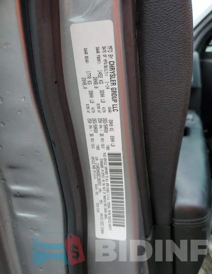 1C4RDHAG9EC382931 Photo# 13