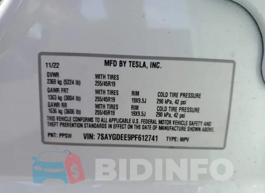 7SAYGDEE9PF612741 Photo# 12