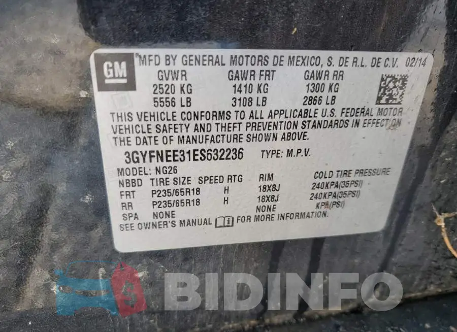3GYFNEE31ES632236 Photo# 12