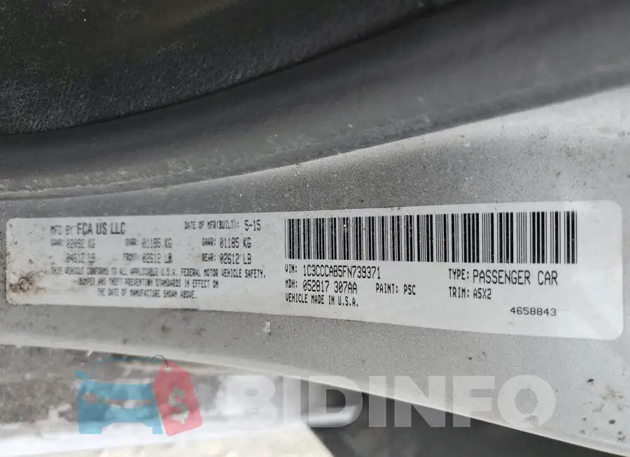 1C3CCCAB5FN739371 Photo# 12