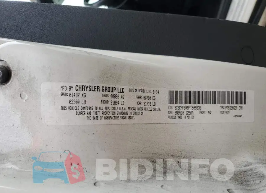 3C3CFFBR9FT509336 Photo# 12