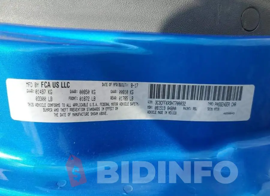 3C3CFFKR9HT700032 Photo# 13
