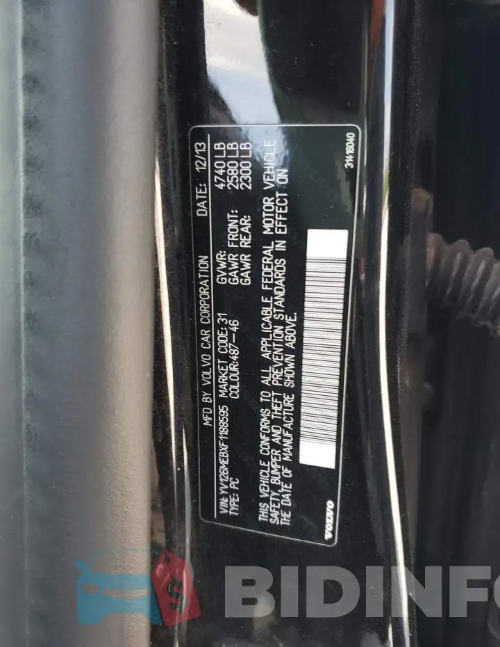 YV126MEBXF1188595 Photo# 12