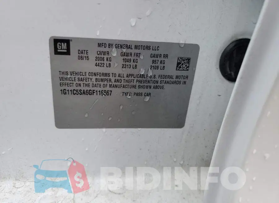 1G11C5SA6GF118567 Photo# 13