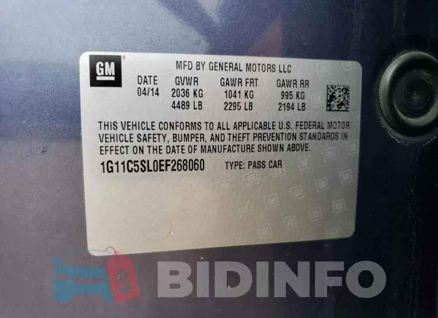 1G11C5SL0EF268060 Photo# 12