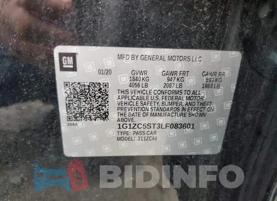 1G1ZC5ST3LF083601 Photo# 12