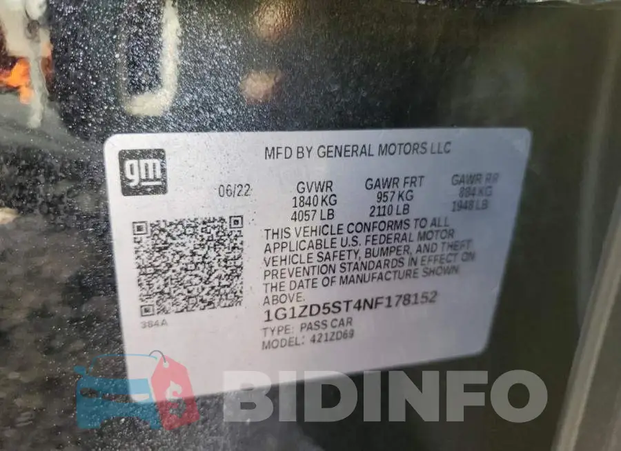 1G1ZD5ST4NF178152 Photo# 12