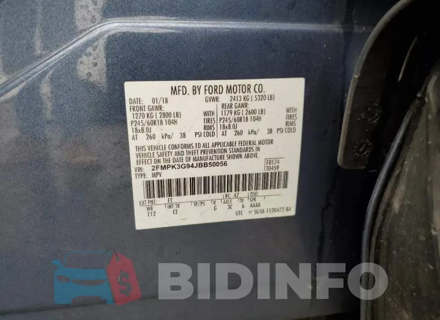 2FMPK3G94JBB50056 Photo# 14