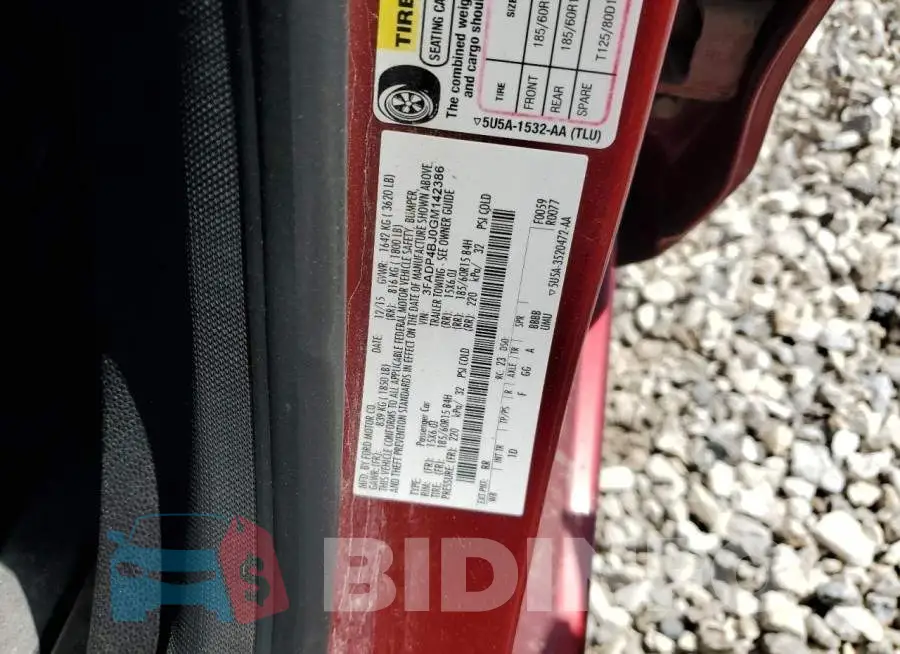 3FADP4BJ0GM142386 Photo# 13