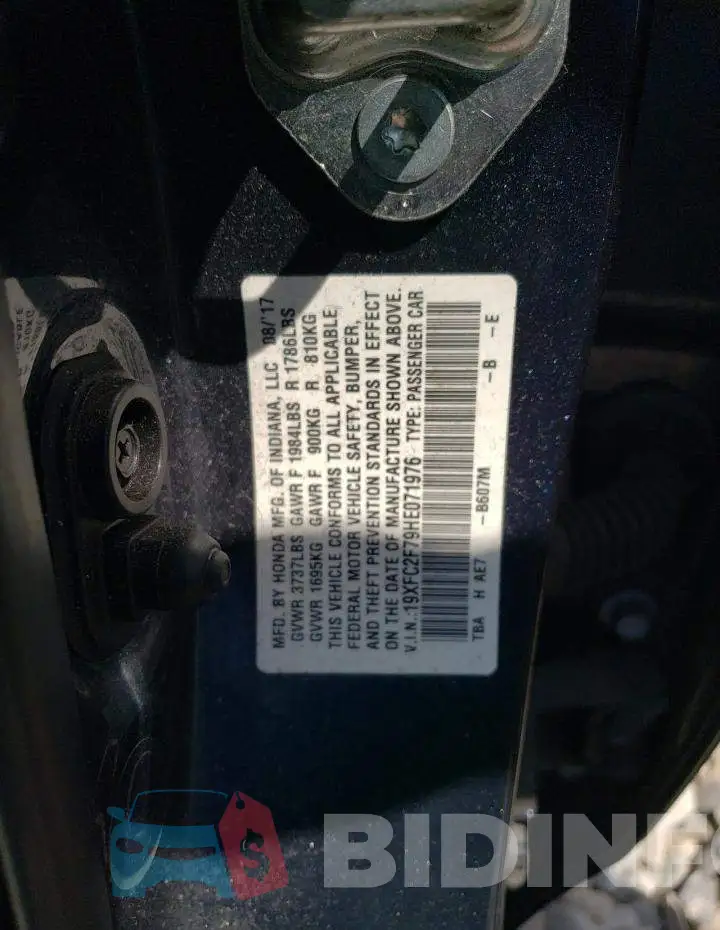 19XFC2F79HE071976 Photo# 12