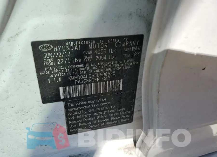 KMHD04LB5JU508525 Photo# 12