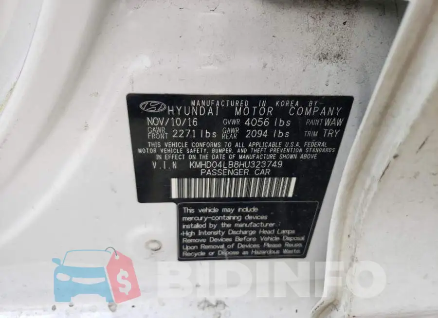 KMHD04LB8HU323749 Photo# 12