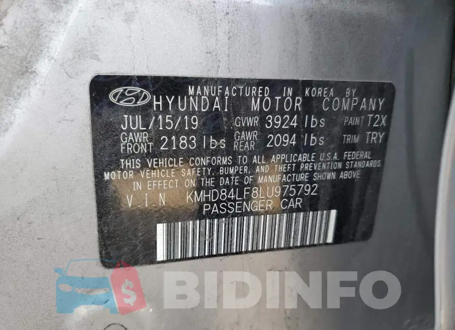 KMHD84LF8LU975792 Photo# 13
