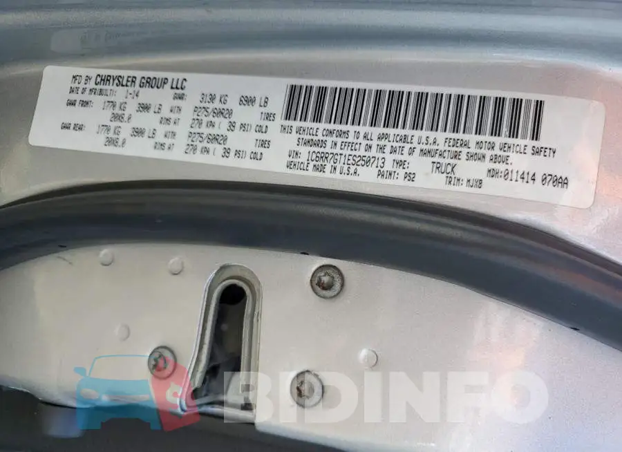 1C6RR7GT1ES250713 Photo# 13