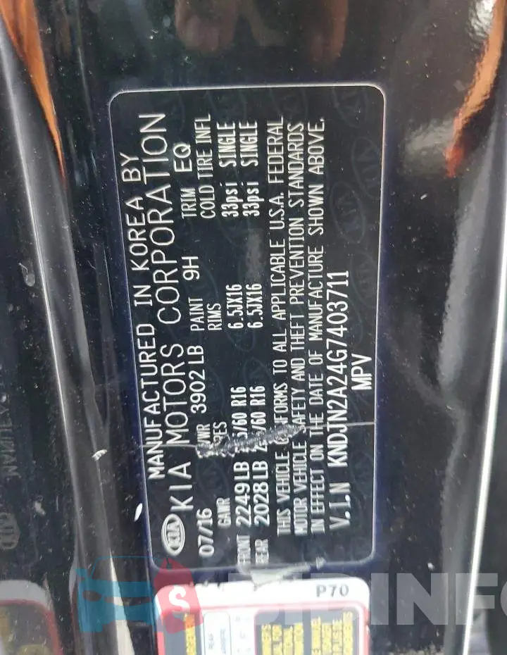 KNDJN2A24G7403711 Photo# 13