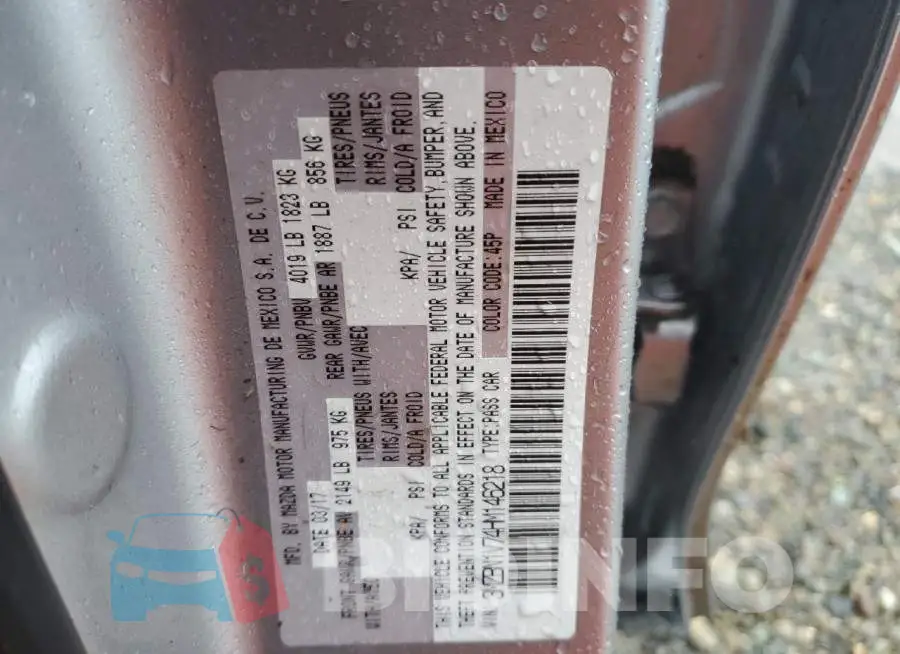 3MZBN1V74HM146218 Photo# 13