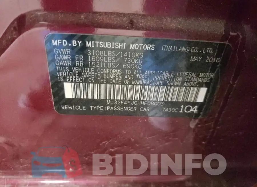 ML32F4FJ0HHF08003 Photo# 12