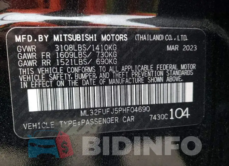 ML32FUFJ5PHF04690 Photo# 12