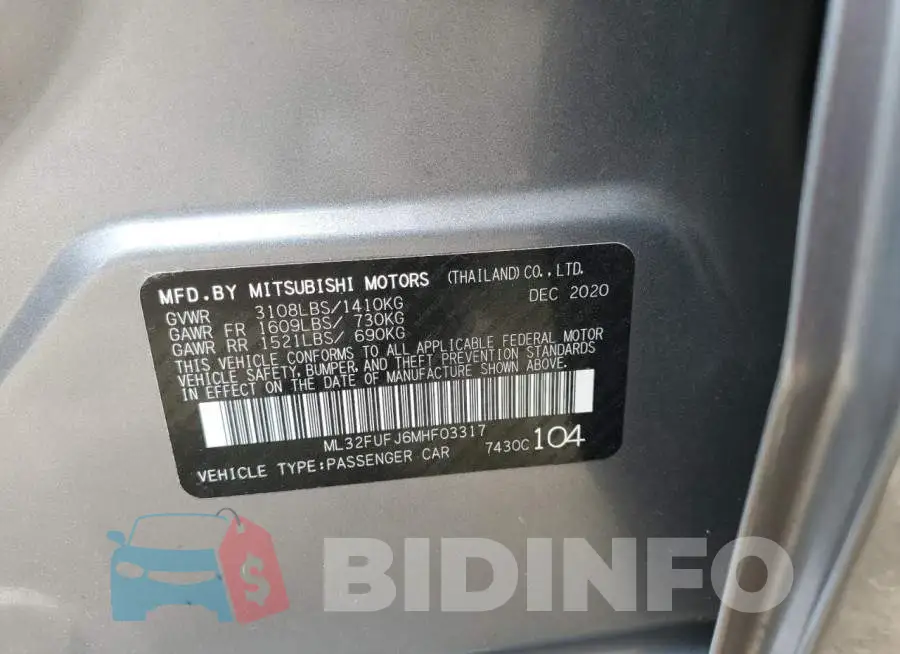 ML32FUFJ6MHF03317 Photo# 12