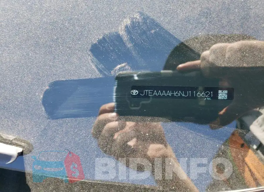 JTEAAAAH6NJ116621 Photo# 13
