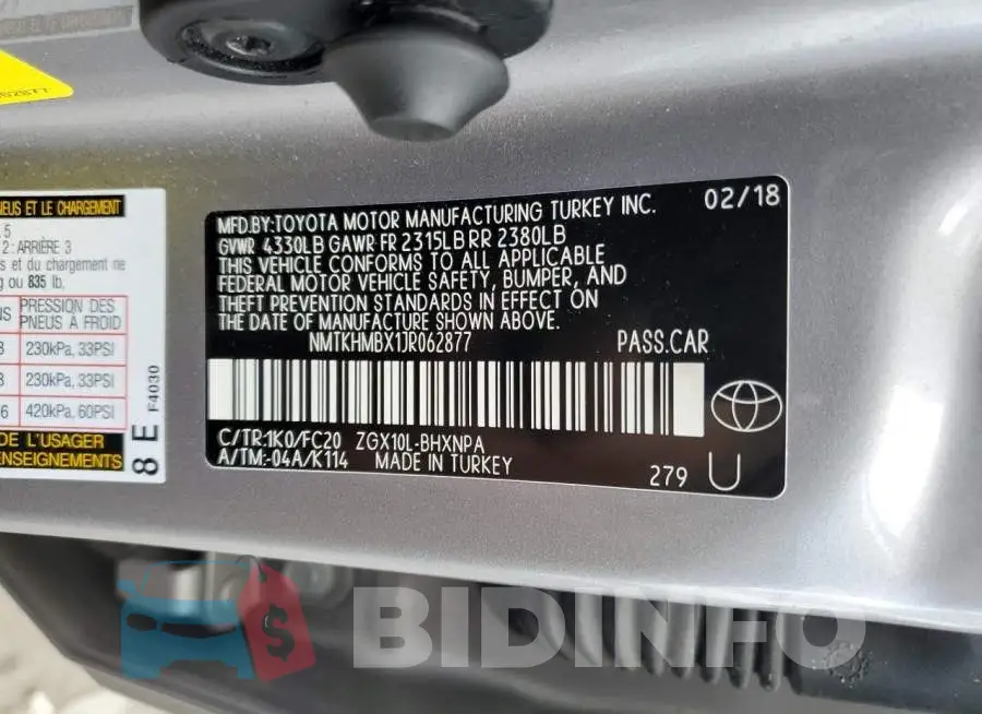 NMTKHMBX1JR062877 Photo# 12