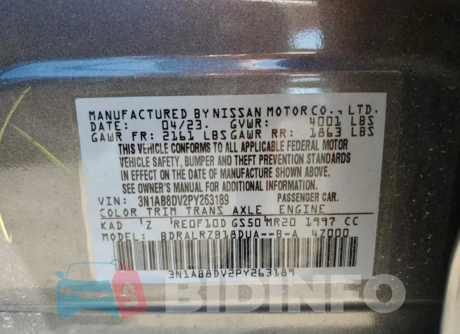 3N1AB8DV2PY263189 Photo# 12