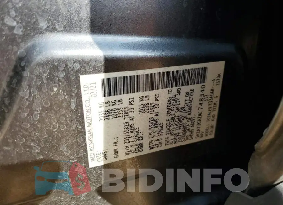5N1AT3CA1MC748340 Photo# 13
