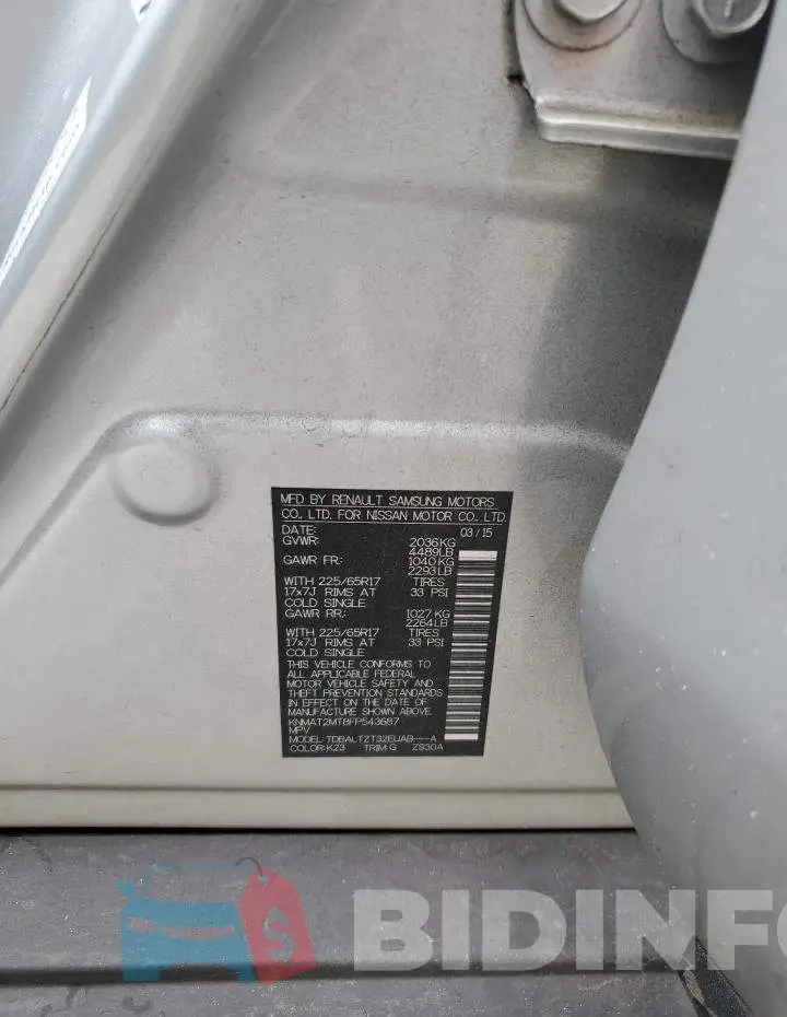 KNMAT2MT8FP543687 Photo# 13