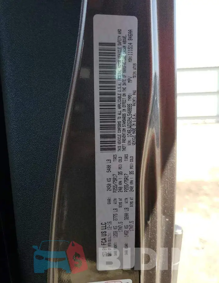 1C4BJWDG2HL540895 Photo# 12