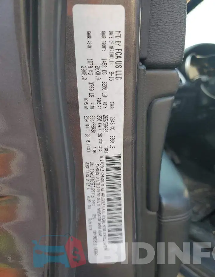 1C4RJFAG5FC121715 Photo# 13