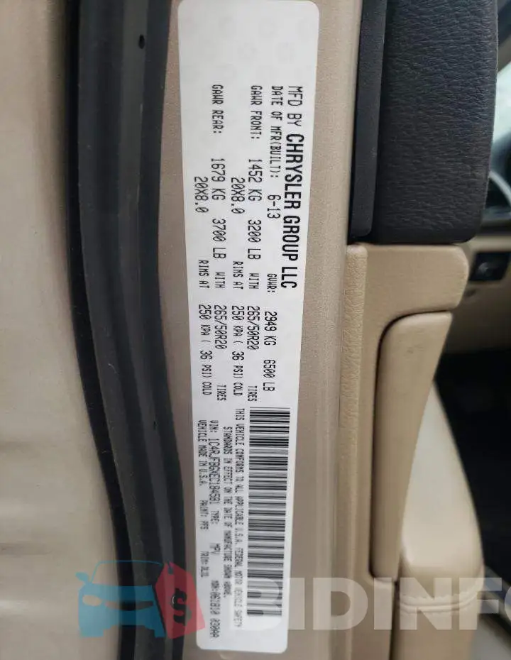 1C4RJFBGXEC184581 Photo# 12