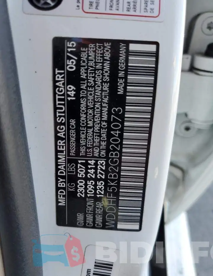 WDDHF5KB2GB204073 Photo# 12