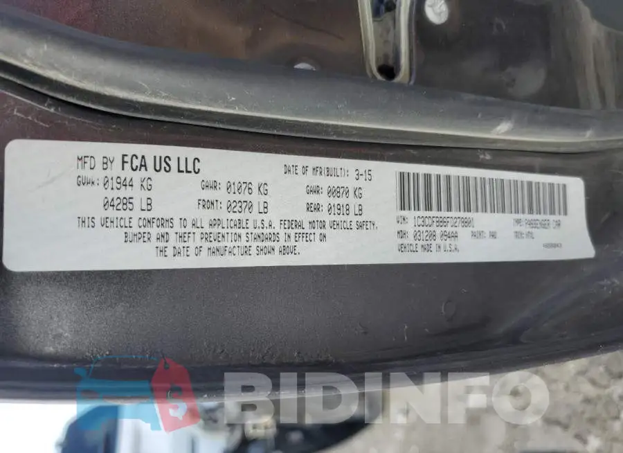 1C3CDFBB6FD278801 Photo# 12