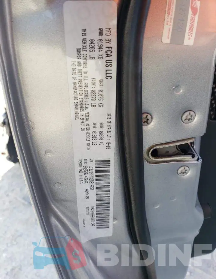 1C3CDFFAXGD818251 Photo# 13