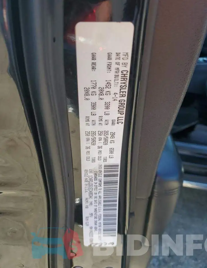 1C4RDJDG1EC495341 Photo# 12