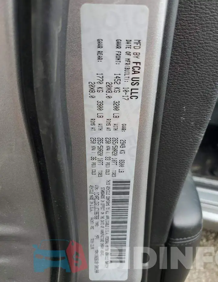 1C4RDJDG1JC186768 Photo# 14