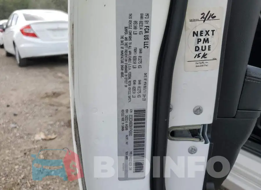 2C3CDXBG5KH742031 Photo# 12