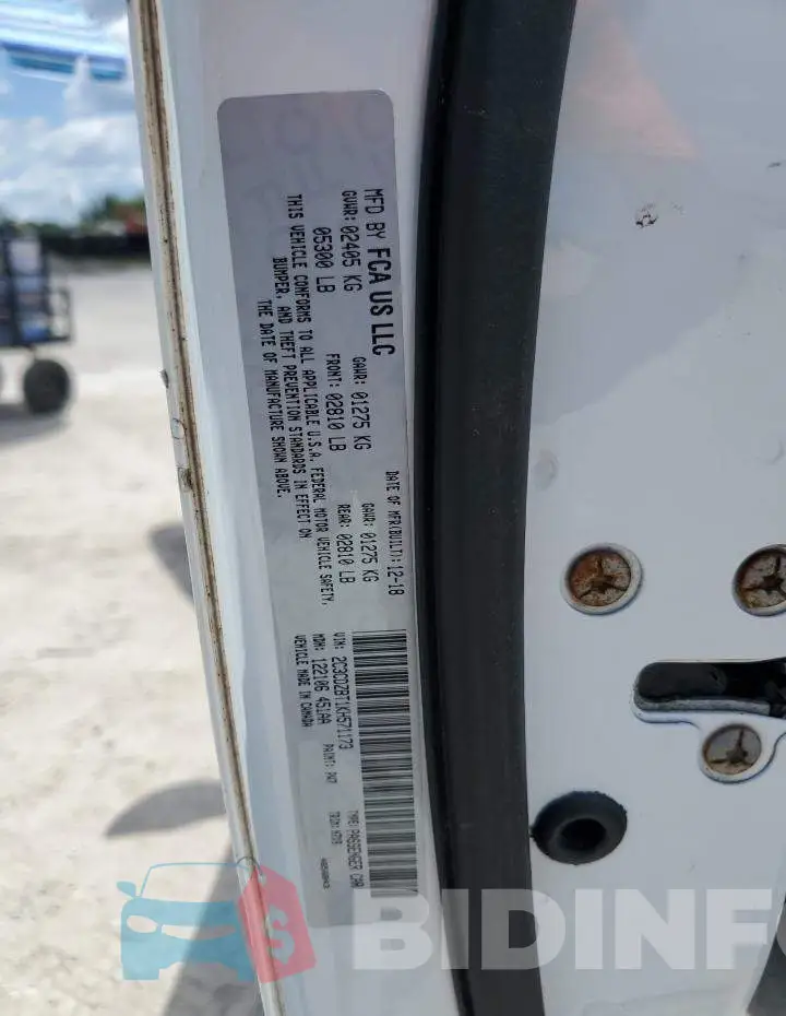 2C3CDZBT1KH571173 Photo# 13
